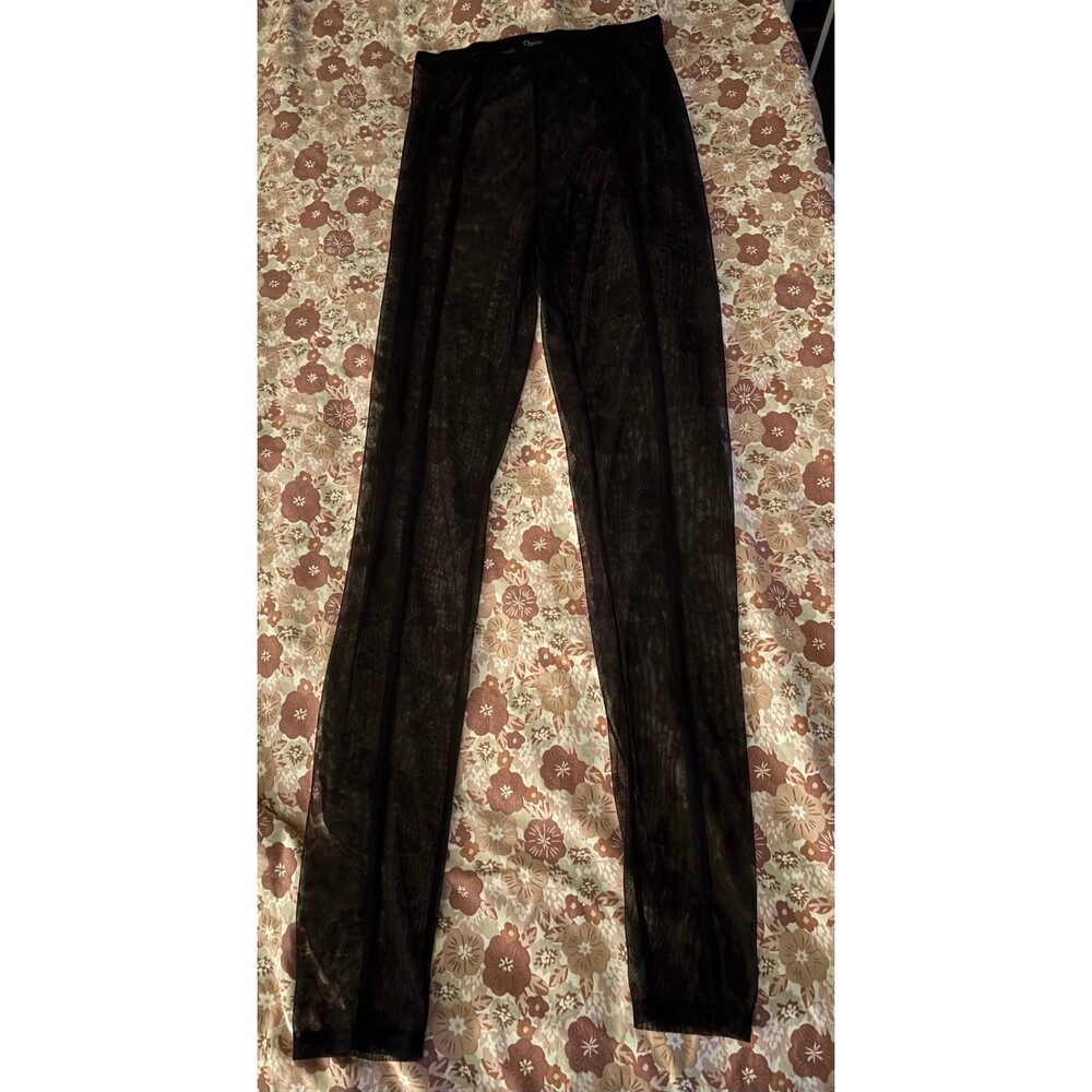 Cherie Size Small Women’s Sheer See Through Leggings 23” Waist 30” Inseam
